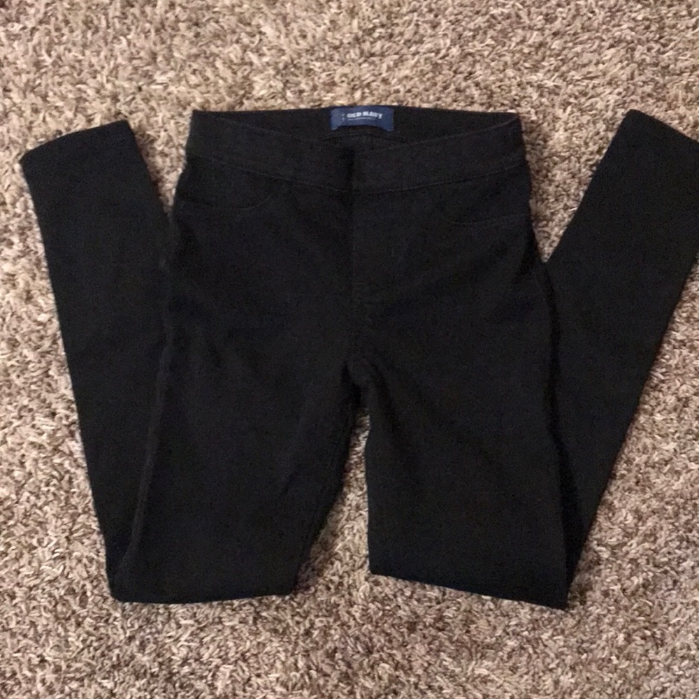 Girls size 10/12 Black “Ballerina 24/7” jeggings